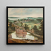 Château dans un paysage avec un berger - Jacob Grimmer — quadro incorniciato alla parete