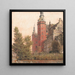 Château de Frederiksborg visto da nord-ovest - Christen Købke — quadro incorniciato alla parete
