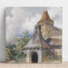 Riproduzione del dipinto Château et séchoirs à fruits - Marie Egner