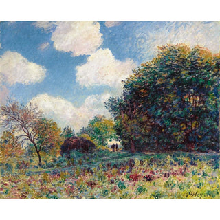 Chemin à l’entrée d’un bois - Alfred Sisley | Reproduction Tableau Décoration murale affiche copie