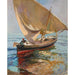 Riproduzione del dipinto Chemin de la pêche, Valence - Joaquín Sorolla