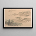 Paesaggio - Cheng Tinglu — quadro incorniciato alla parete