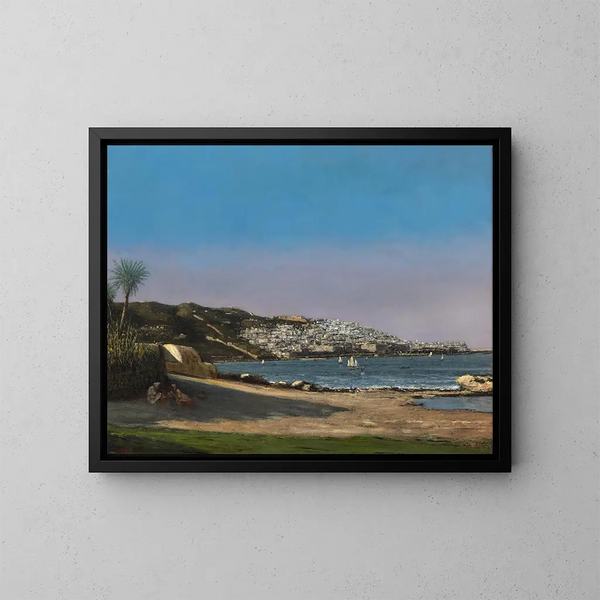 Baia di Algeri - Cherubino Pat — quadro incorniciato alla parete
