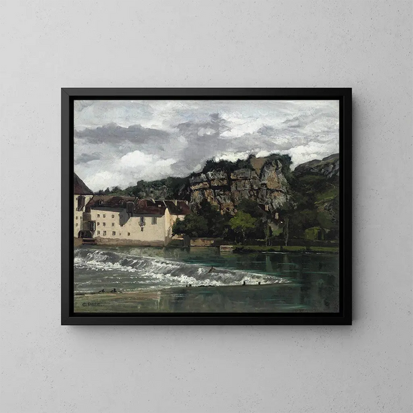 Le scogliere di Launde - Cherubino Pat — quadro incorniciato alla parete