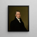 James Monroe - Chester Harding — quadro incorniciato alla parete
