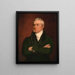 Loammi Baldwin - Chester Harding — quadro incorniciato alla parete