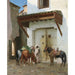 Riproduzione del dipinto Cavalli Tenuti da uno Schiavo (La Halte) - Jean-Léon Gérôme
