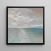Chiemsee nella nebbia - Alfred Haushofer — quadro incorniciato alla parete