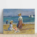 Riproduzione del dipinto Numeri sulla spiaggia - Pierre-Auguste Renoir