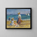 Riproduzione del dipinto Numeri sulla spiaggia - Pierre-Auguste Renoir