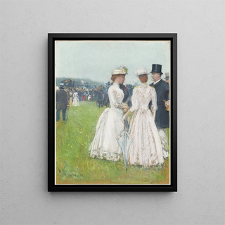 Childe Hassam - Au Grand Prix de Paris At the Grand Prix de Paris.webp