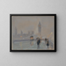 Il Palazzo di Westminster e Big Ben - Childe Hassam — quadro incorniciato alla parete