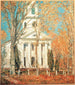 Chiesa a Old Lyme, Connecticut - Childe Hassam — vista dell’opera