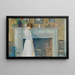 Nella vecchia casa - Childe Hassam — quadro incorniciato alla parete