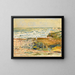Pescatore di Montauk - Childe Hassam — quadro incorniciato alla parete