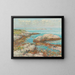 Rochers a Appledore al mattino - Childe Hassam — quadro incorniciato alla parete