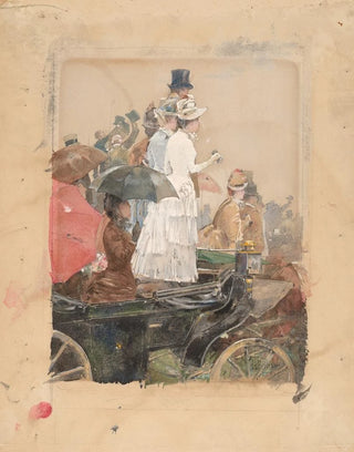 Childe Hassam - Spectators At The Grand Prix.webp