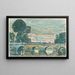 Il Ponte a Grez fronte - Childe Hassam — quadro incorniciato alla parete