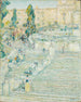 L'escalier espagnol de Rome - Childe Hassam — vista dell’opera
