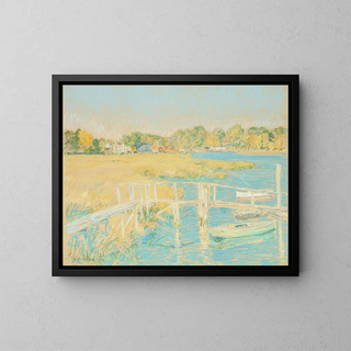 Childe Hassam - Up the River Late Afternoon October.webp