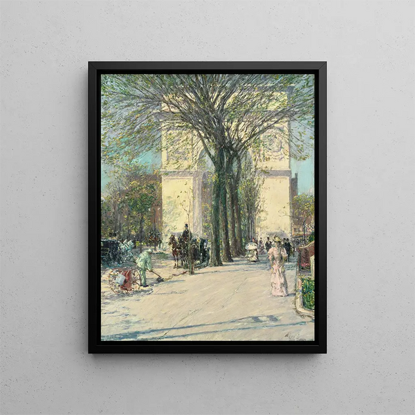 Source de l'Arche de Washington - Childe Hassam — quadro incorniciato alla parete