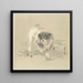 Chiot - Ohara Koson — quadro incorniciato alla parete