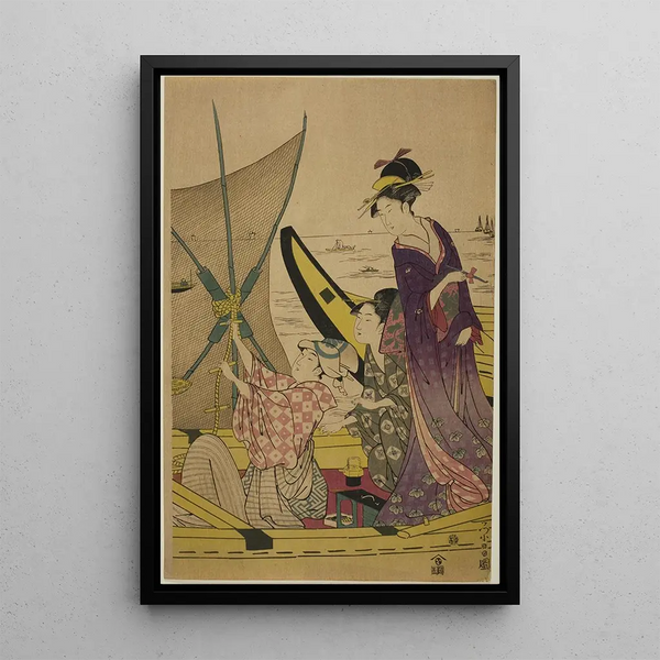 Chokosai Eisho - Women on a Fishing Boat III.webp