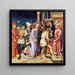 Cristo davanti Ponzio Pilato - Hans Holbein il Vecchio — quadro incorniciato alla parete