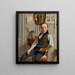 Ritratto di Frederik Sødring - Christen Købke — quadro incorniciato alla parete