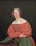 Ritratto della sorella dell'artista Cecilie Margrethe Petersen nata Købke - Christen Købke — vista dell’opera