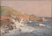Mare agitato su una scogliera a Capri - Christen Købke — vista dell’opera