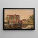Le Pont-levis nord de la citadelle à Copenhague - Christen Købke — quadro incorniciato alla parete