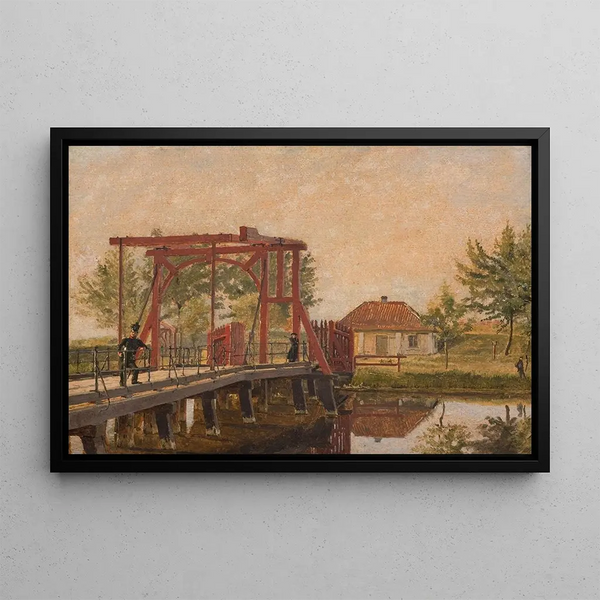 Christen Kbke - The Northern Drawbridge to the Citadel in Copenhagen.webp