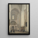 Riproduzione del dipinto Il transetto della cattedrale di Aarhus - Christen Købke