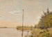 Vista da Dosseringen vicino al lago Sortedam in direzione di Nørrebro, Studio - Christen Købke — vista dell’opera