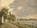 Vista di Dosseringen vicino al quartiere di Sterbro, fuori Copenaghen, cielo nuvoloso - Christen Købke — vista dell’opera