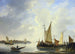 Vista di Dordrecht da Papendrecht - Christiaan Lodewijk Willem Dreibholtz — vista dell’opera