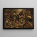 La Rencontre de David et Abigail - Christiaen Jansz van Bieselingen — quadro incorniciato alla parete