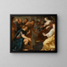 Enea che si congeda da Didone - Christiaen van Couwenbergh — quadro incorniciato alla parete