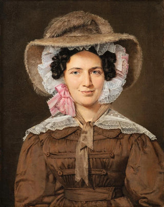 Christian Albrecht Jensen - Portrait Of Baroness Christine Stampe Nee Dalgas.webp