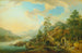 Paesaggio fluviale nella luce del mattino - Christian Georg Schütz l'Ancien — vista dell’opera