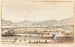 Vista della città di Ginevra da una parte della montagna dei Voirons dal Môle des Glacières e da una parte del Salève ripresa da Petit-Saconnex - Christian Gottlieb Geissler — vista dell’opera