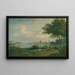 Vista di Dresda - Christian Gottlieb Hammer — quadro incorniciato alla parete