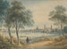 Vista di Dresda da ovest - Christian Gottlob Hammer — vista dell’opera