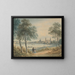Vista di Dresda da ovest - Christian Gottlob Hammer — quadro incorniciato alla parete