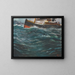 Un navire dans une mer agitée - Christian Krohg — quadro incorniciato alla parete