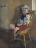 Un petit garçon sur une chaise - Christian Krohg — vista dell’opera