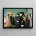 Albertine dal medico legale - Christian Krohg — quadro incorniciato alla parete