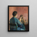 Tresser ses cheveux - Christian Krohg — quadro incorniciato alla parete