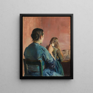 Christian Krohg - Braiding her Hair.webp